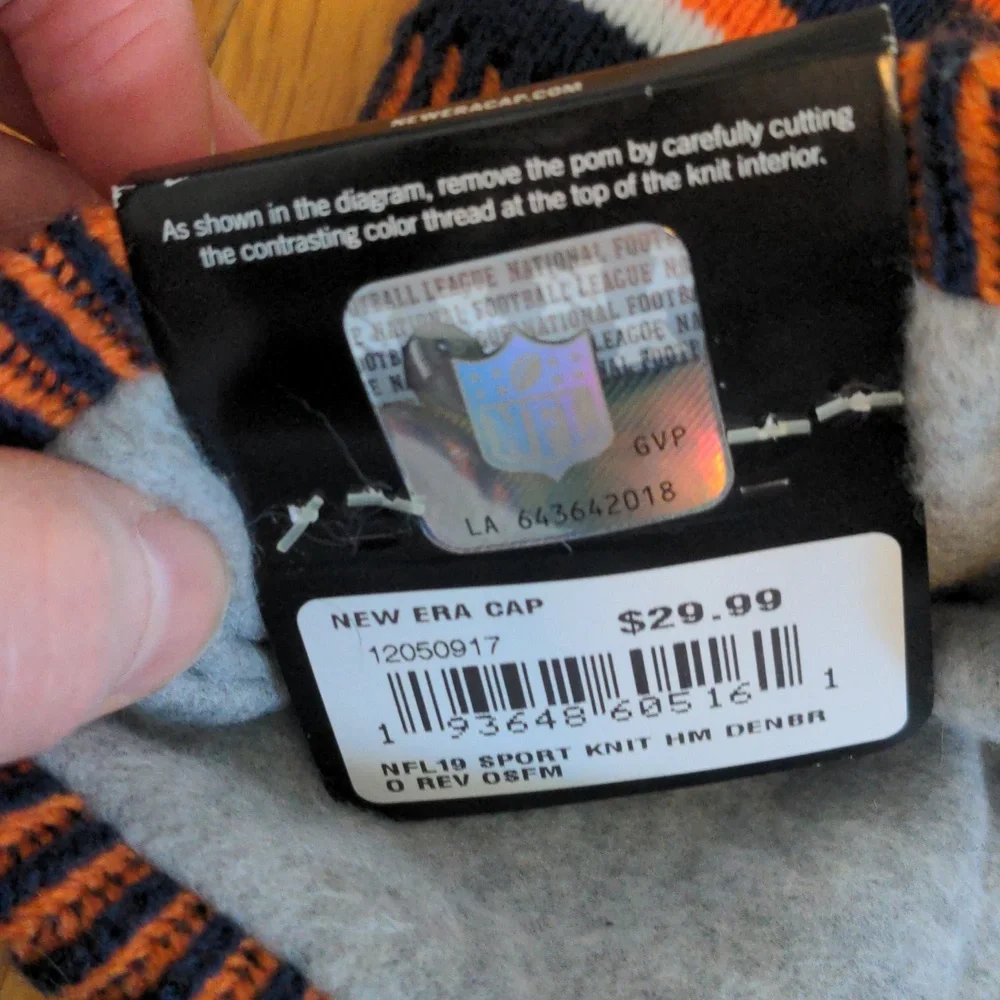 New Era Denver Broncos Knit Beanie, OSFM - Picture 4 of 6